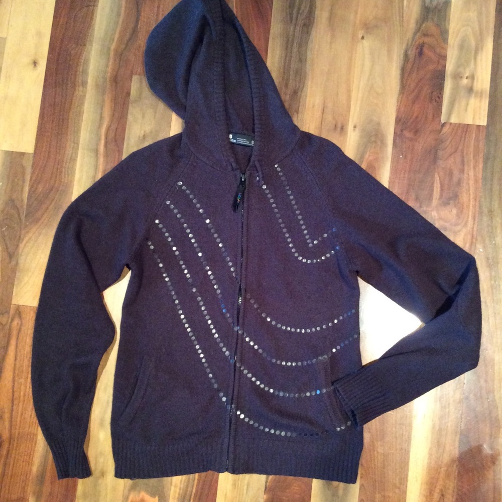 Burton zip up hoodie sweater